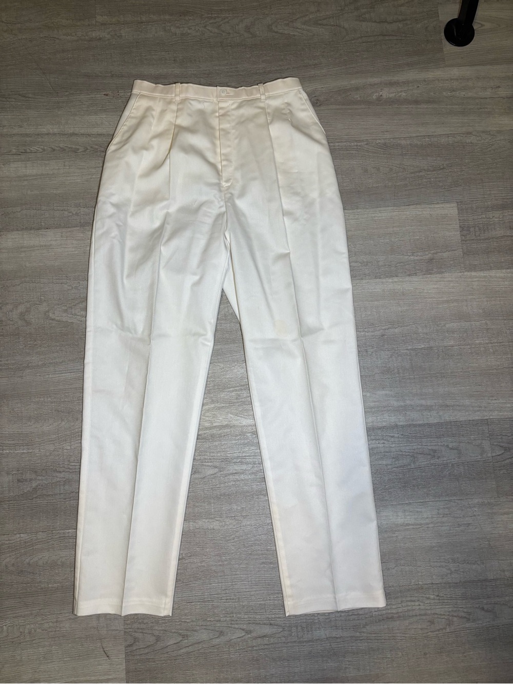 VTG Levi's Bend Over Womens 14 White Pleated High Rise Tapered Classic eclectic